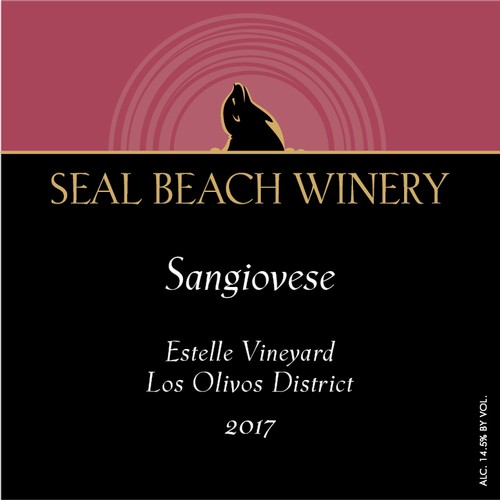 2017 Sangiovese,  Estelle Vineyard, Los Olivos District